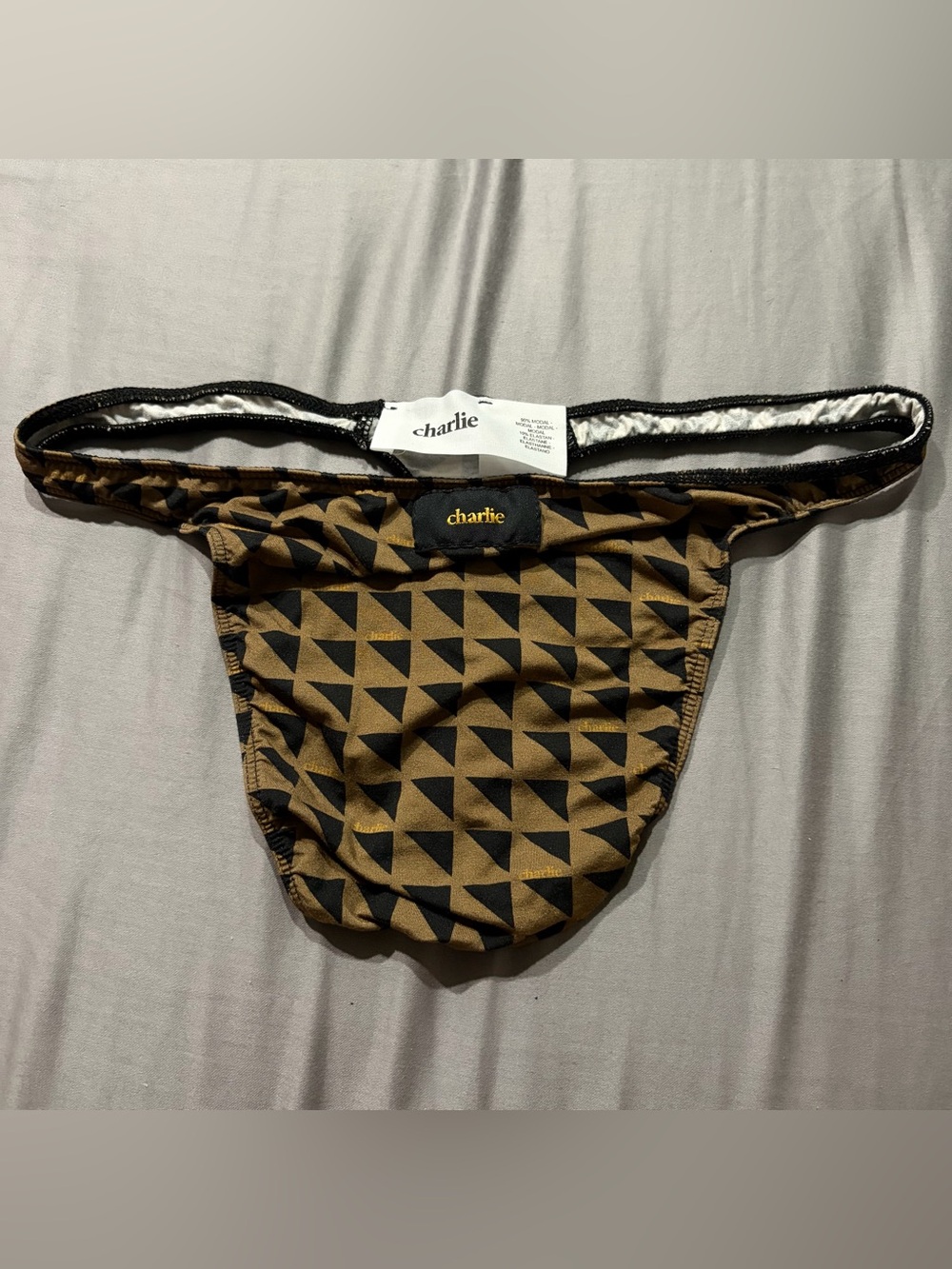 Size Medium Charlie by MZ Matthew Zink Men Underwear Thong G-string